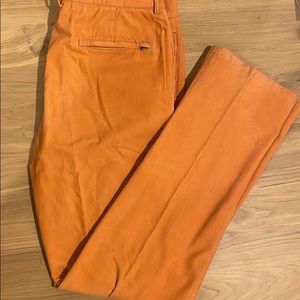 Brunello Cucinelli men's coral corduroy pants size EU 50 (34 waist)